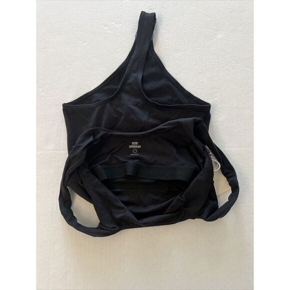 Good American Women's Sz 1/Small Black Sleeveless Scoop Neck Bodysuit NWT - Picture 7 of 8